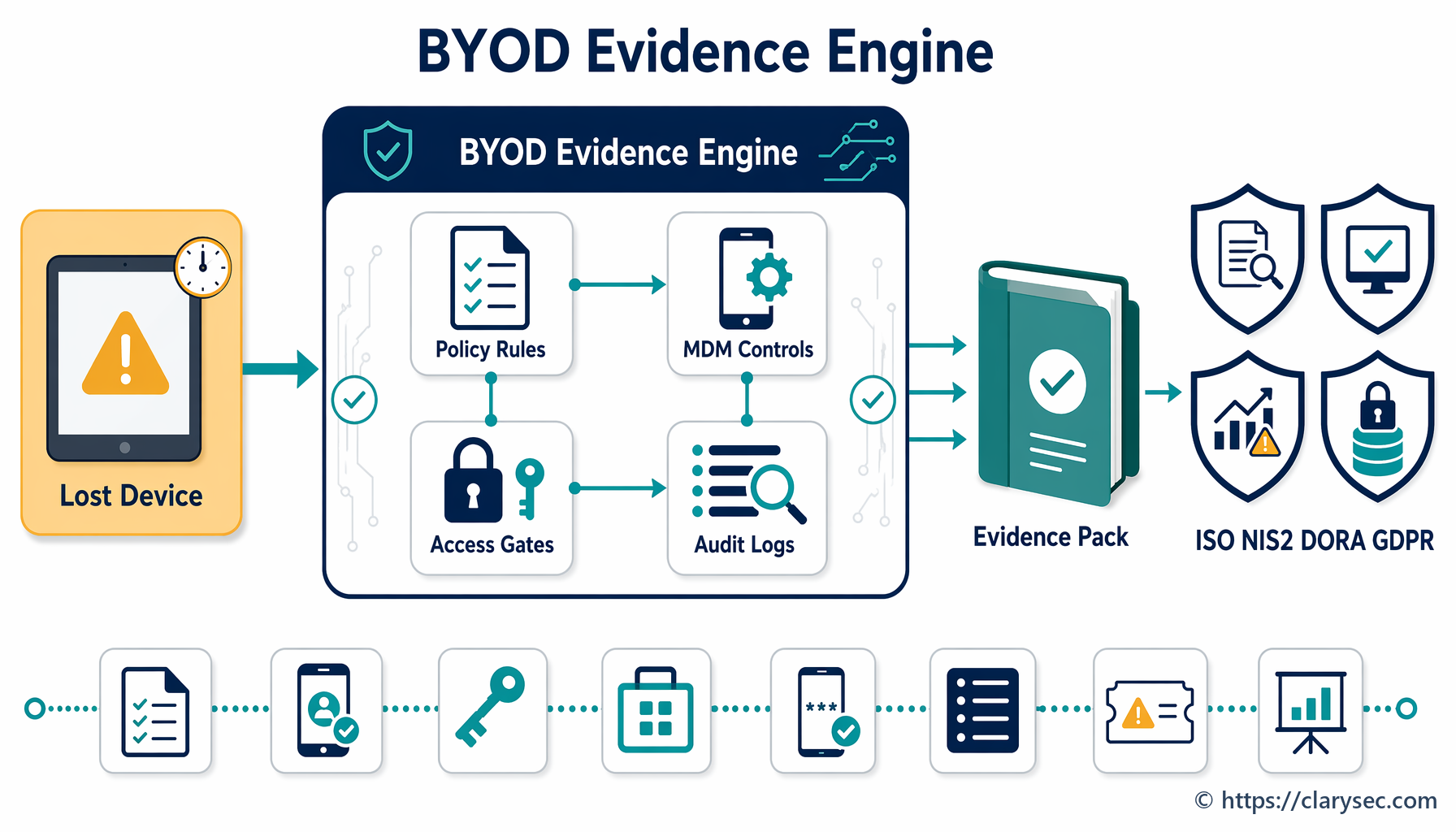 BYOD Governance for ISO 27001, NIS2, DORA and GDPR