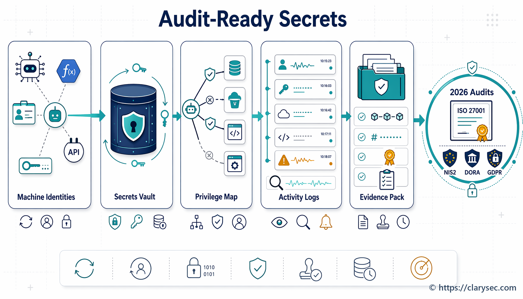 Non-human identity governance mapped to ISO 27001, NIS2, DORA and GDPR